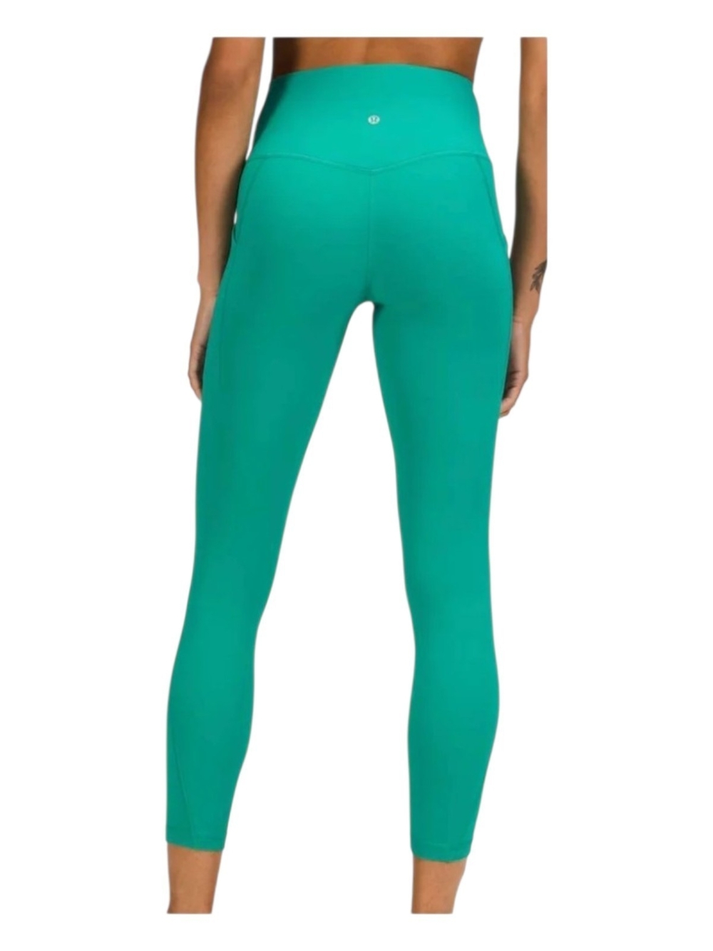 Lululemon Align High-Rise Pant 25" in the vibrant Maldives Green colorway